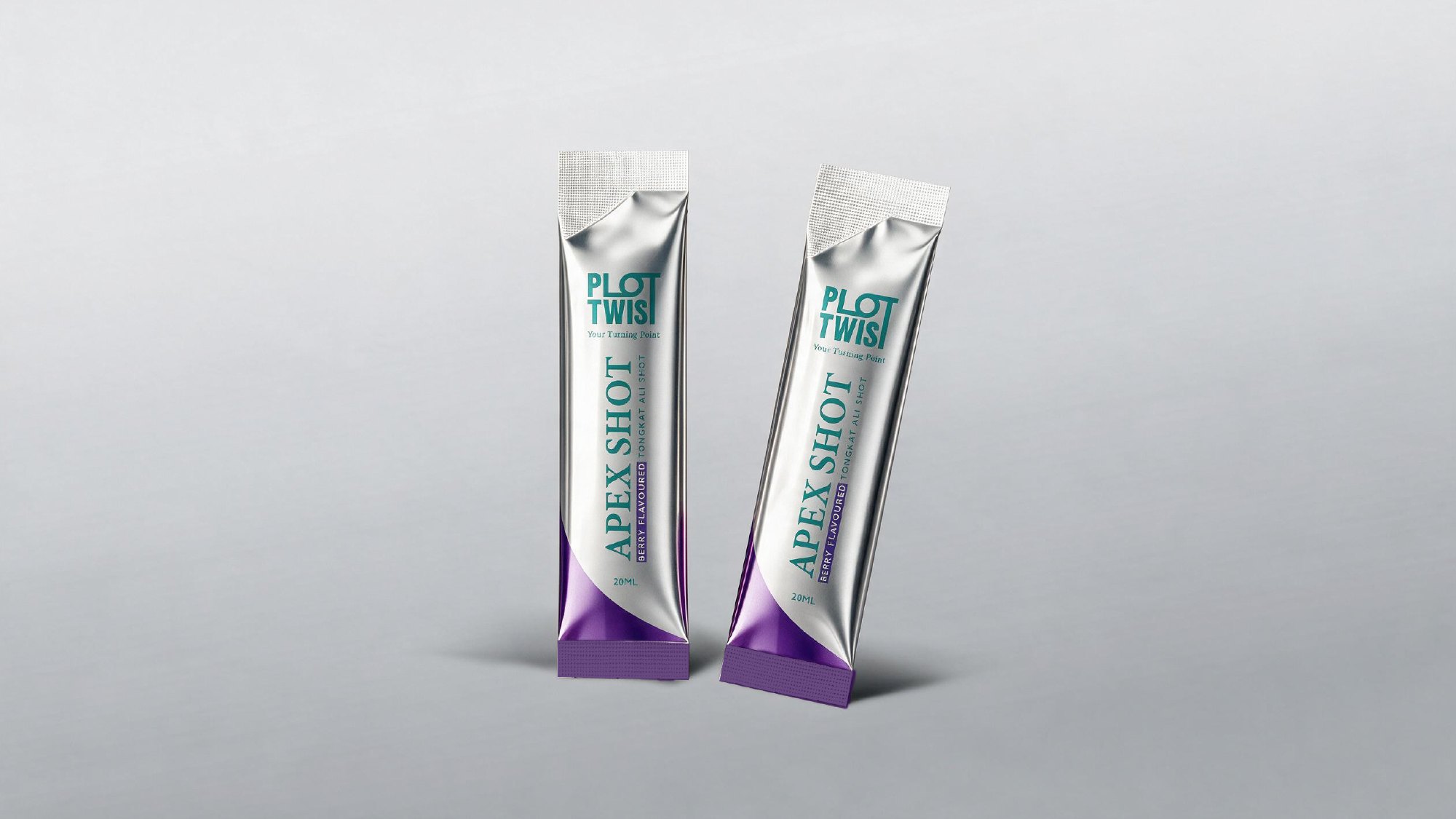 Two Apex Shot sachets